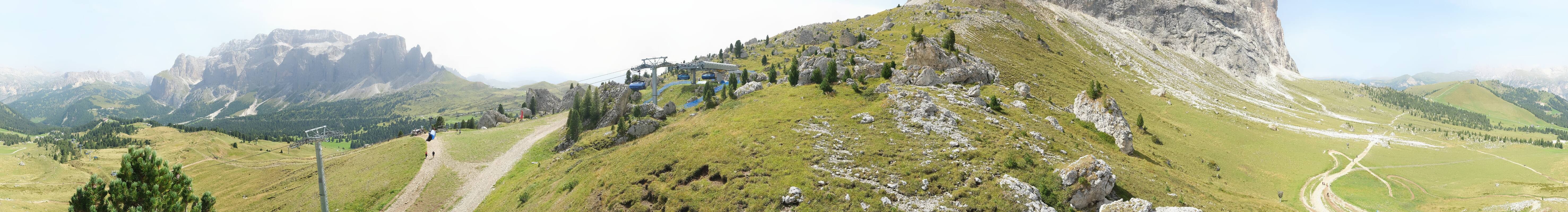 Archived image Webcam Panorama Val Gardena: Citta dei Sassi