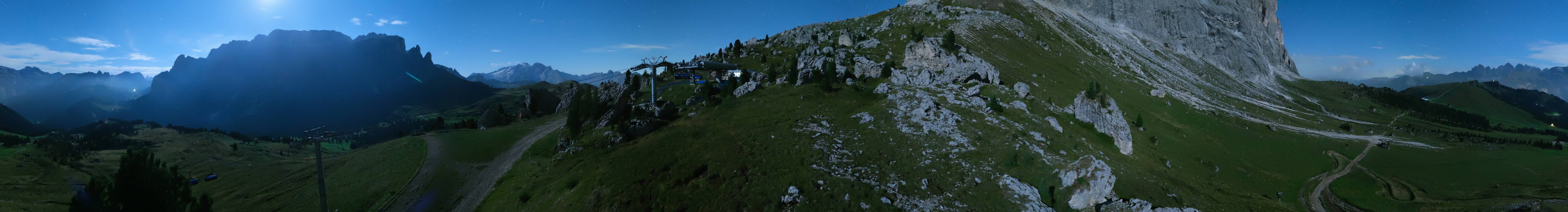 Archived image Webcam Panorama Val Gardena: Citta dei Sassi