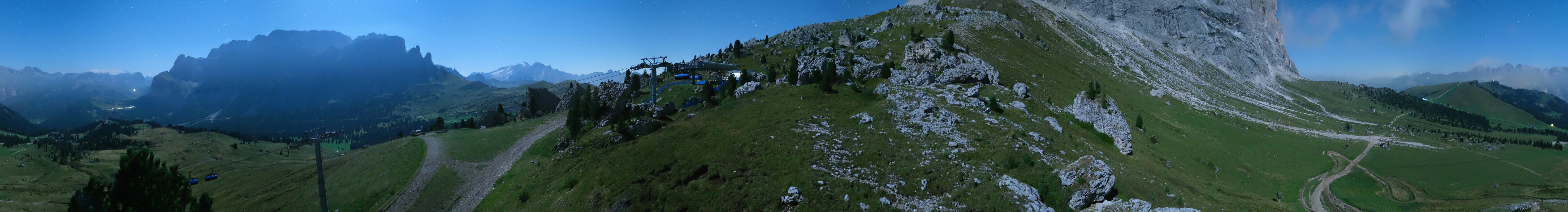 Archived image Webcam Panorama Val Gardena: Citta dei Sassi