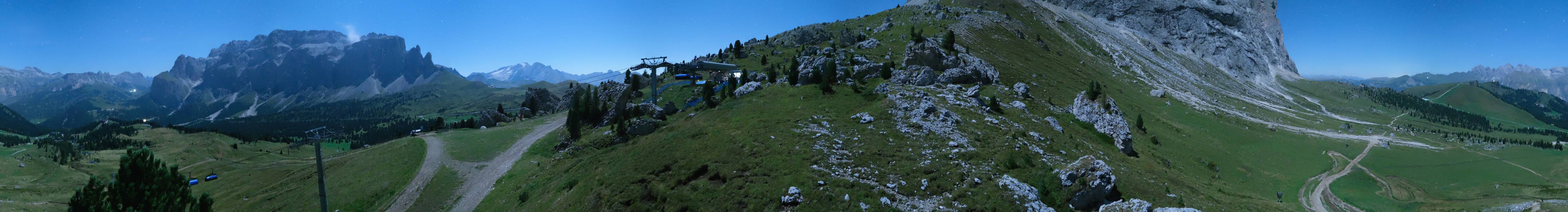 Archived image Webcam Panorama Val Gardena: Citta dei Sassi
