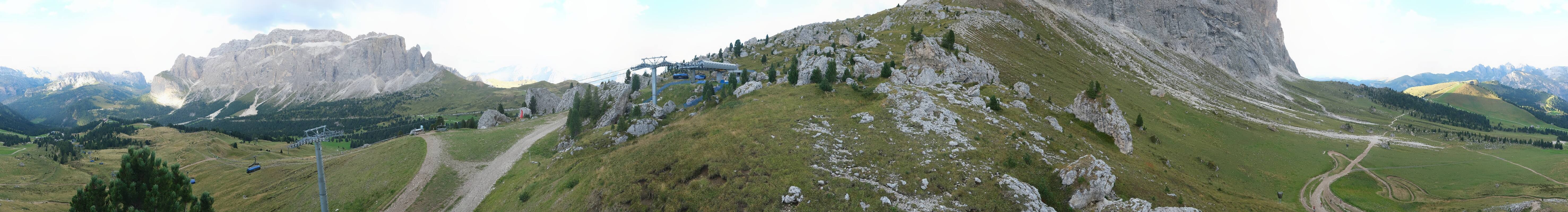 Archived image Webcam Panorama Val Gardena: Citta dei Sassi