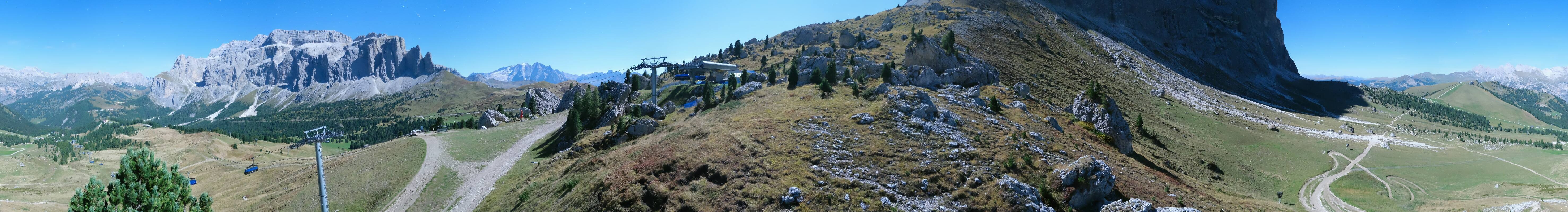 Archiv Foto Webcam Bergstation Citta dei Sassi, Val Gardena