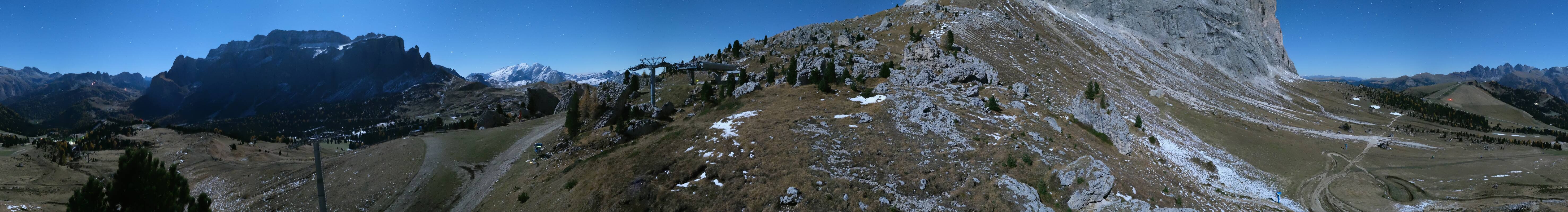 Archived image Webcam Panorama Val Gardena: Citta dei Sassi