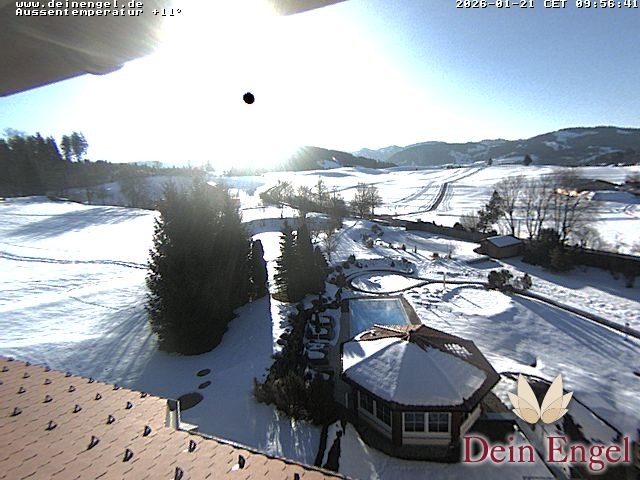 Archived image Webcam Hotel Dein Engel near Oberstaufen