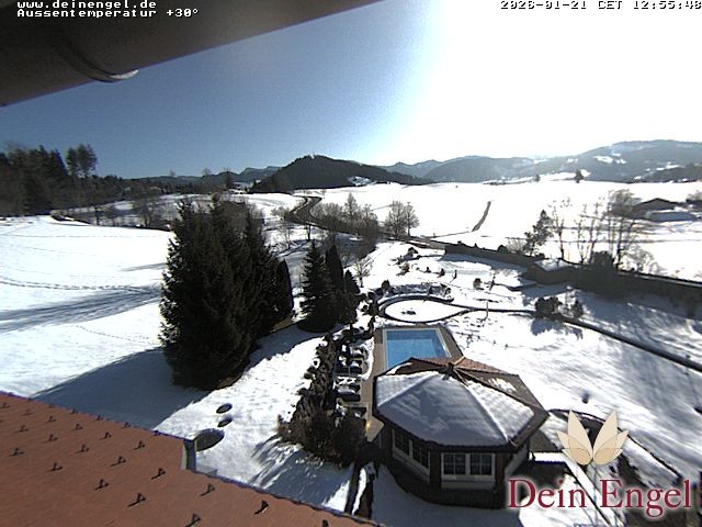 Archived image Webcam Hotel Dein Engel near Oberstaufen