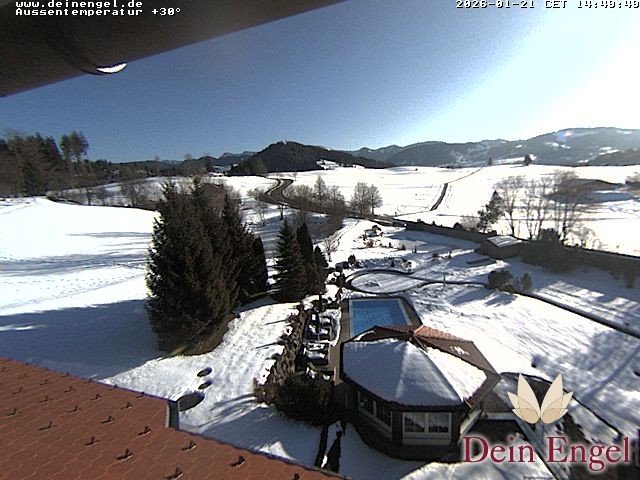 Archived image Webcam Hotel Dein Engel near Oberstaufen