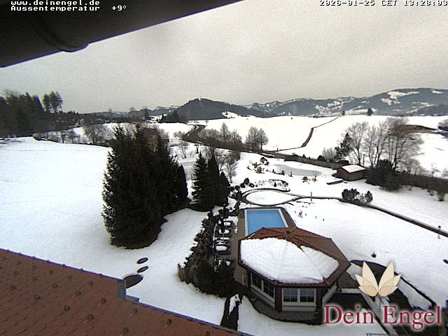 Archived image Webcam Hotel Dein Engel near Oberstaufen