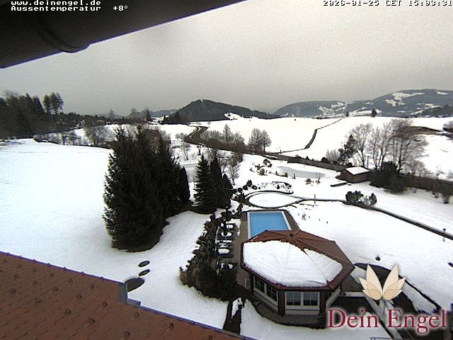 Archived image Webcam Hotel Dein Engel near Oberstaufen