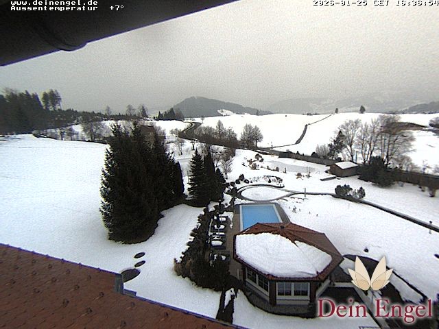 Archived image Webcam Hotel Dein Engel near Oberstaufen