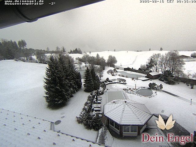 Archived image Webcam Hotel Dein Engel near Oberstaufen