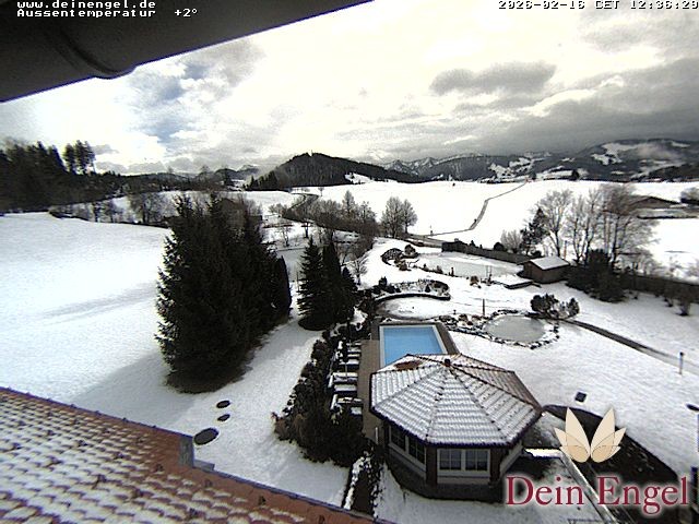 Archived image Webcam Hotel Dein Engel near Oberstaufen
