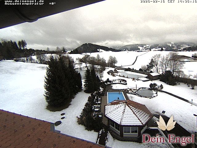 Archived image Webcam Hotel Dein Engel near Oberstaufen