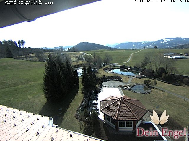 Archived image Webcam Hotel Dein Engel near Oberstaufen