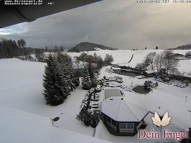 Archived image Webcam Hotel Dein Engel near Oberstaufen