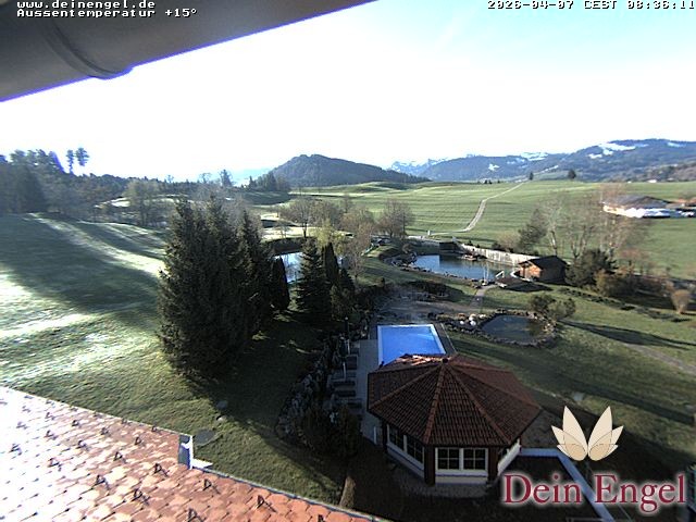 Archived image Webcam Hotel Dein Engel near Oberstaufen