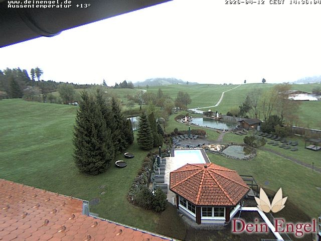 Archived image Webcam Hotel Dein Engel near Oberstaufen