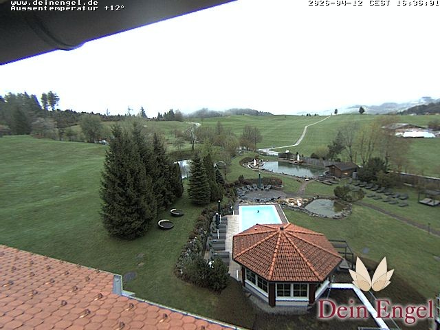 Archived image Webcam Hotel Dein Engel near Oberstaufen