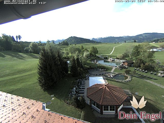 Archived image Webcam Hotel Dein Engel near Oberstaufen