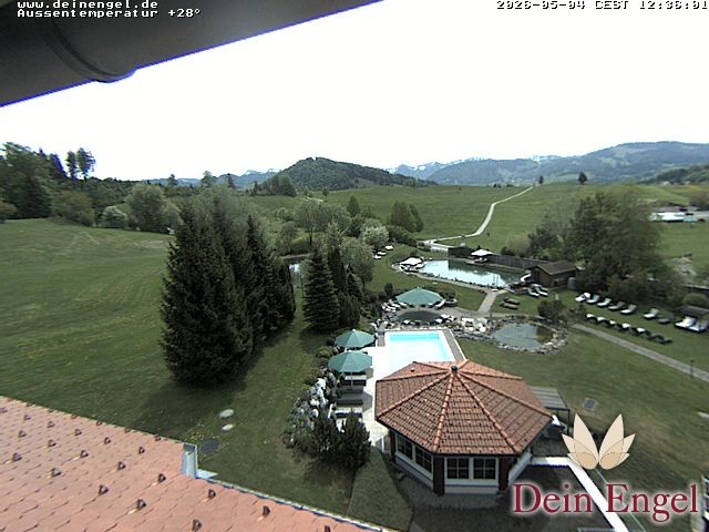 Archived image Webcam Hotel Dein Engel near Oberstaufen