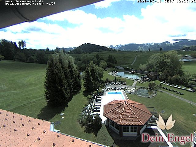 Archived image Webcam Hotel Dein Engel near Oberstaufen