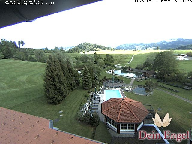 Archived image Webcam Hotel Dein Engel near Oberstaufen
