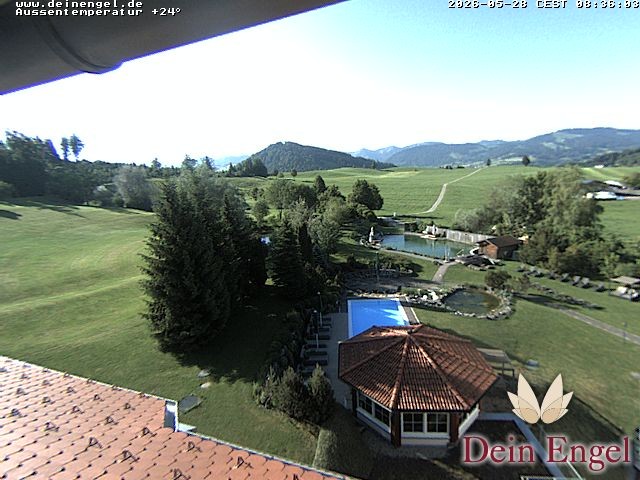 Archived image Webcam Hotel Dein Engel near Oberstaufen