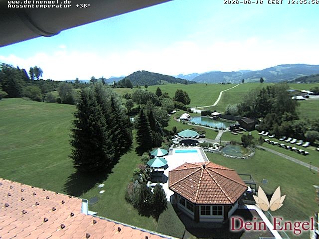 Archiv Foto Webcam Hotel Dein Engel Oberstaufen