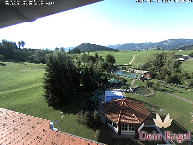 Archived image Webcam Hotel Dein Engel near Oberstaufen