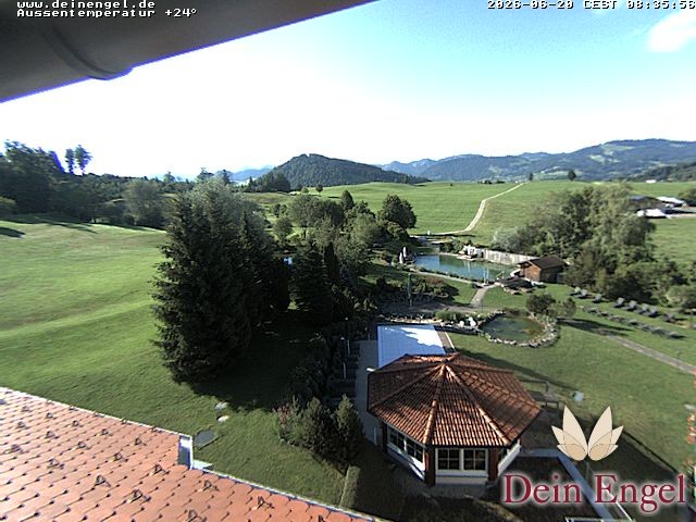Archived image Webcam Hotel Dein Engel near Oberstaufen