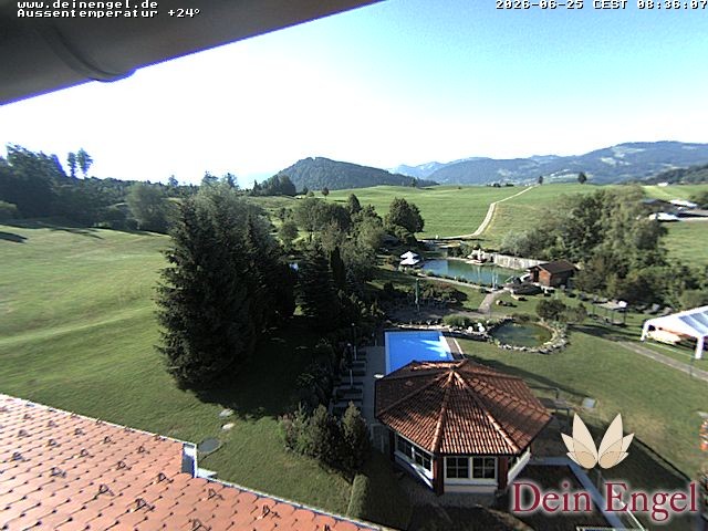 Archived image Webcam Hotel Dein Engel near Oberstaufen