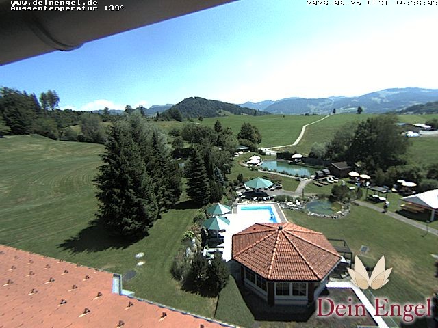 Archived image Webcam Hotel Dein Engel near Oberstaufen