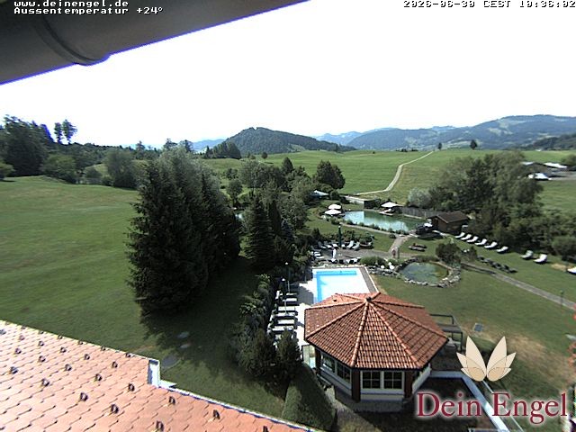 Archived image Webcam Hotel Dein Engel near Oberstaufen