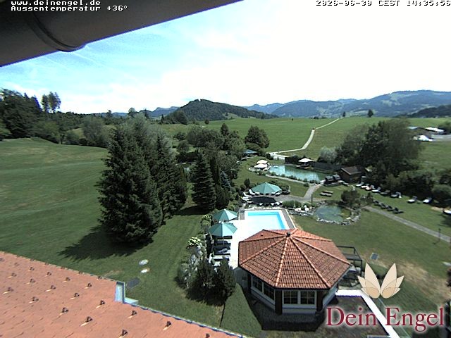 Archiv Foto Webcam Hotel Dein Engel Oberstaufen