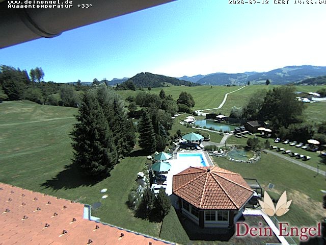 Archived image Webcam Hotel Dein Engel near Oberstaufen