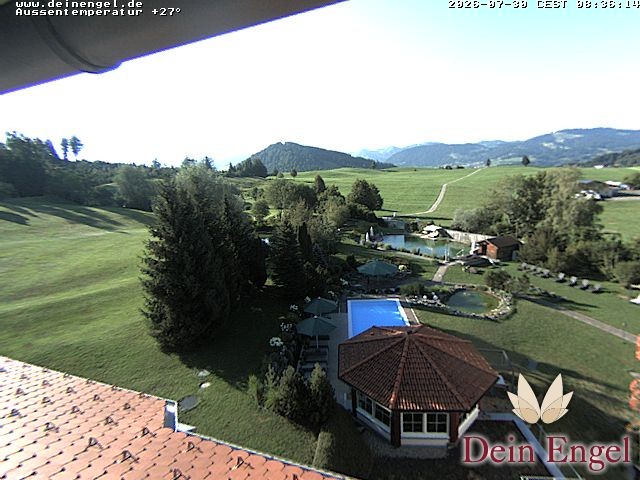 Archived image Webcam Hotel Dein Engel near Oberstaufen