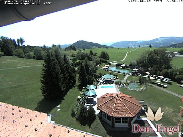 Archived image Webcam Hotel Dein Engel near Oberstaufen