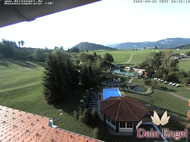 Archived image Webcam Hotel Dein Engel near Oberstaufen