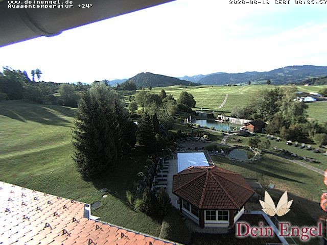 Archived image Webcam Hotel Dein Engel near Oberstaufen
