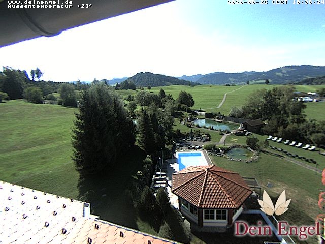 Archived image Webcam Hotel Dein Engel near Oberstaufen