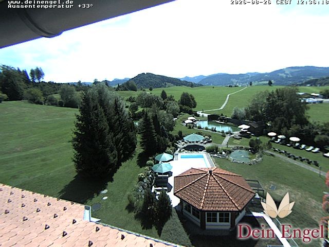 Archived image Webcam Hotel Dein Engel near Oberstaufen