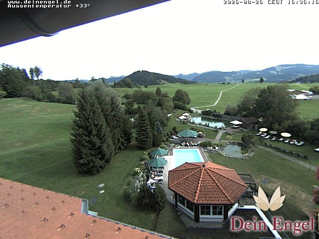 Archived image Webcam Hotel Dein Engel near Oberstaufen