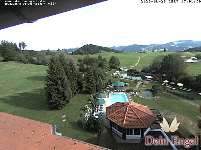 Archived image Webcam Hotel Dein Engel near Oberstaufen