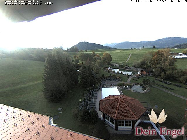 Archived image Webcam Hotel Dein Engel near Oberstaufen