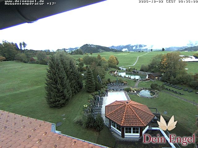 Archived image Webcam Hotel Dein Engel near Oberstaufen