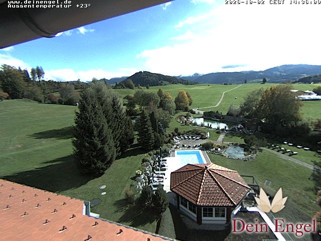 Archived image Webcam Hotel Dein Engel near Oberstaufen