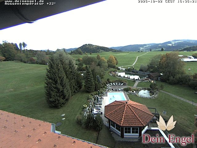 Archived image Webcam Hotel Dein Engel near Oberstaufen