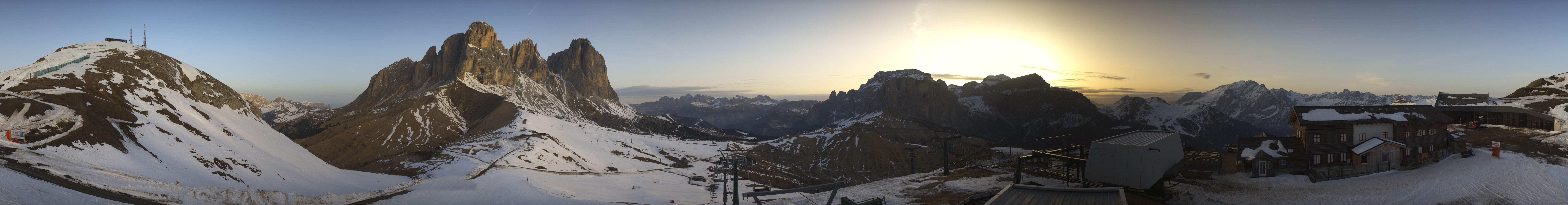 Archived image Webcam Col Rodella Val di Fassa