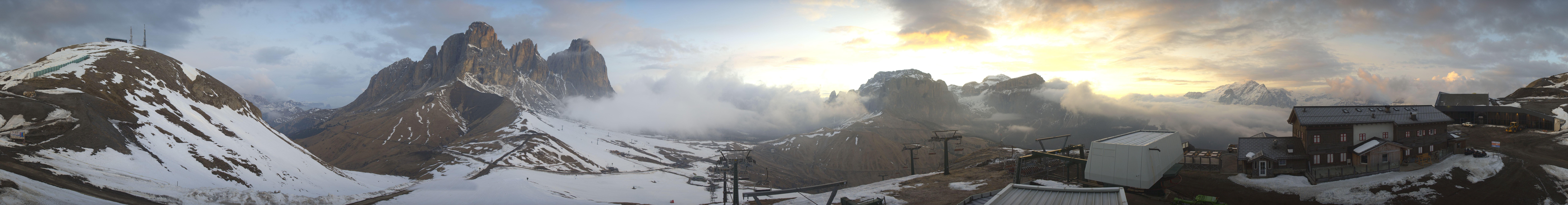 Archived image Webcam Col Rodella Val di Fassa
