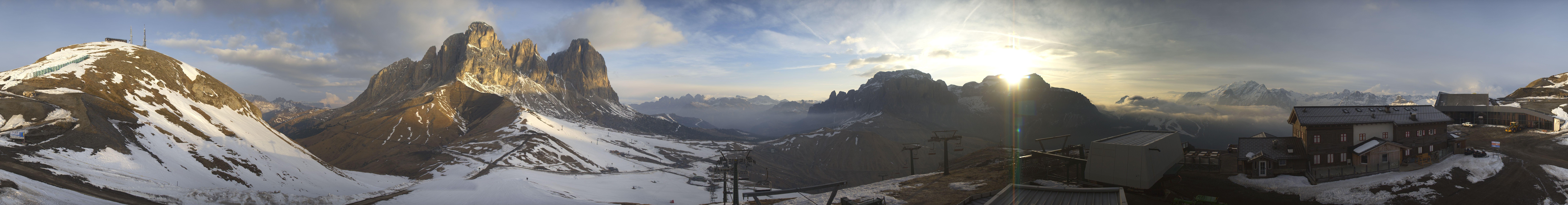 Archived image Webcam Col Rodella Val di Fassa