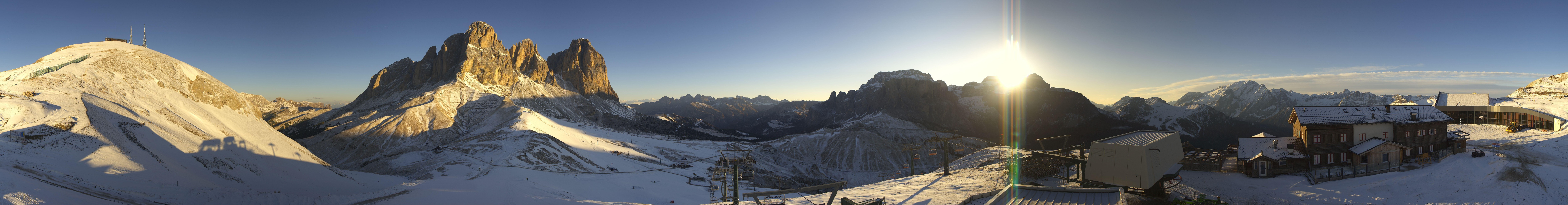 Archived image Webcam Col Rodella Val di Fassa